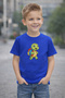 Cute Turtle Printed Crew Neck Unisex Kids T-Shirt - Cotton Casual Comfortable T-Shirt