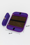 Pop-Up Makeup Bag Organizer with Inner Pocket Travel Cosmetic Bag Triangle Design - 4