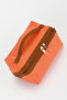 Medium Size Makeup and Organizer Bag with Stylish Textured Fabric and Zipper, Multi-Purpose for Travel & Daily Use - 4