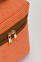 Large Size Makeup and Organizer Bag with Stylish Textured Fabric and Zipper, Multi-Purpose for Travel & Daily Use - 7