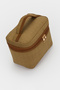 Large Size Makeup and Organizer Bag with Stylish Textured Fabric and Zipper, Multi-Purpose for Travel & Daily Use - 5