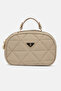 Beige Women's Shoulder Bag Quilted Patterned Daily Use Handbag
