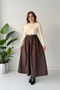 Belted Poplin Detail Dress