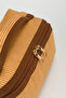 Medium Size Makeup and Organizer Bag with Stylish Textured Fabric and Zipper, Multi-Purpose for Travel & Daily Use - 4