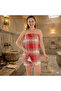 Hamam Peshtemali Red Striped Pestemal, Quick Drying, Water Repellent, Sauna Spa Bridal Hamam - 6
