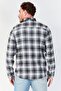 Men Regular Fit Plaid Long Sleeve Casual Shirt, Multicolor - 3