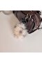Leopard Patterned Heart Plush Keychain with Heart Charm & Dog Figure Bag Accessory - 2