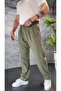 Pile Detailed Premium Fabric Baggy Trousers - 2