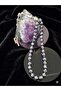 Güleç Natural Stone Terahertz Stone Prayer Beads 33 Pieces 8 mm Faceted Cut Vibration Stone