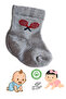 Patterned Unisex Baby Combed Cotton Booties Socks 3 Pack - 4