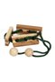 Logical IQ puzzle game with string Release the ring-2,