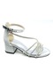Iremsu 9634111 girl's evening dress with stones t Heeled Shoes silver - 2