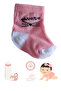 Patterned Unisex Baby Combed Cotton Booties Socks 3 Pack - 3