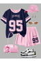 Pek-Şik Moda Girls' Summer Top and Bottom Set 3-14 Years - 2