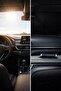 Car Sunshade Umbrella Windshield Sun Protector and Flip-Top Glove Box Phone Number Plate Set - 8