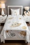 Space Travelers Patterned Single Baby Kids Piqué Set