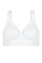 Wide Elastic Combed Cotton Gathering Bra