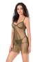 Women'S, Khaki, Short Tulle Nightgown - 2
