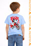 Boy's Best Doggy Printed Oversize Comfortable Daily Use Combed Cotton T-Shirt