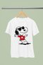 Snoopy Printed 100% Cotton Regular Fit Children's and Youth T-Shirt