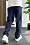 Men's Buttoned Waist Trousers Navy Blue Edw469 - 3