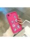 Pink Red Silicone Case Compatible with iPhone 7/8/Se 2020 2022 Shockproof Camera Protection - 4