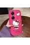 Realme C55 Compatible Pink Red Silicone Case Shockproof Camera Protection - 4
