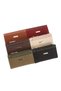 Women's Zippered Portfolio Wallet Card Holder Textured Vegan Faux Leather - Medium Size - 5