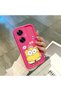 Realme C55 Compatible Pink Red Silicone Case Shockproof Camera Protection - 3