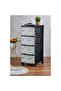 Ozhavan 4-Tier Plastic Drawer Unit, 90 cm, Assorted - 6