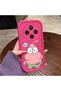 Redmi 14C 4G/5G Compatible Pink Red Silicone Case Shockproof Camera Protection - 4