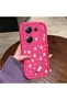Poco M6 Pro 4g Compatible Pink Red Silicone Case Shockproof Camera Protection - 4