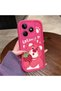 Realme Note 50 Compatible Pink Red Silicone Case Shockproof Camera Protection - 4