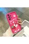 Samsung Galaxy A73 Compatible Pink Red Silicone Case Shockproof Camera Protection - 3