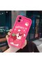 حافظة سيليكون باللون الأحمر الوردي متوافقة مع هاتف iPhone 12، مقاومة للصدمات وحماية للكاميرا