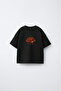 Cherry Cherry Printed Oversize 100% Cotton Short Sleeve Unisex Kids T-Shirt