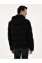 Black Hooded Coat 50313868-Vr046 - 5
