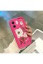 Infinix Hot 50I Compatible Pink Red Silicone Case Shockproof Camera Protection - 3