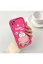 Realme C21 Compatible Pink Red Silicone Case Shockproof Camera Protection - 2