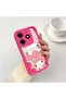 Tecno Spark 10 Pro Compatible Pink Red Silicone Case Shockproof Camera Protection - 2