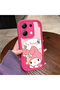 Redmi Note 13 4g Compatible Pink Red Silicone Case Shockproof Camera Protection - 5