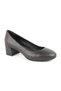 L061.535 Genuine Soft Napa Leather Flexible Round Toe Thick Heeled Women's Classic Shoes