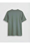 Green V-Neck Men's T-Shirt - 3