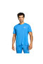 Run Essentials Men's Navy Blue Round Neck T-Shirt