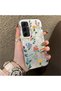 Samsung Galaxy A55 Compatible Stylish Floral Scratch Protection Phone Case
