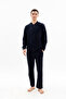 95% Cotton New Season Men's Stylish Design Snap Fastener Tracksuit Set - 2