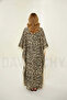 Women Leopard Print Kaftan Dress – Comfortable and Relaxed Fit - 3