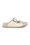 L014.251 Genuine Antique Leather Adjustable Buckle Anatomical Ultra Light Eva Sole Men's Slippers - 2