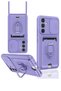 Zengemtx Galaxy A05S Case Zuma Silicone with Business Card Holder and Ring (124835) - Lilac