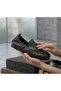 Laser Cut Casual Loafer Leather & Suede Moccasin Women's Shoes (Genuine Leather) - 4